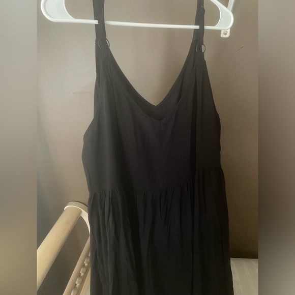 Black Tropical Escape Midi Dress By The Avenue Plus SZ 22/24 - Picture 2 of 8